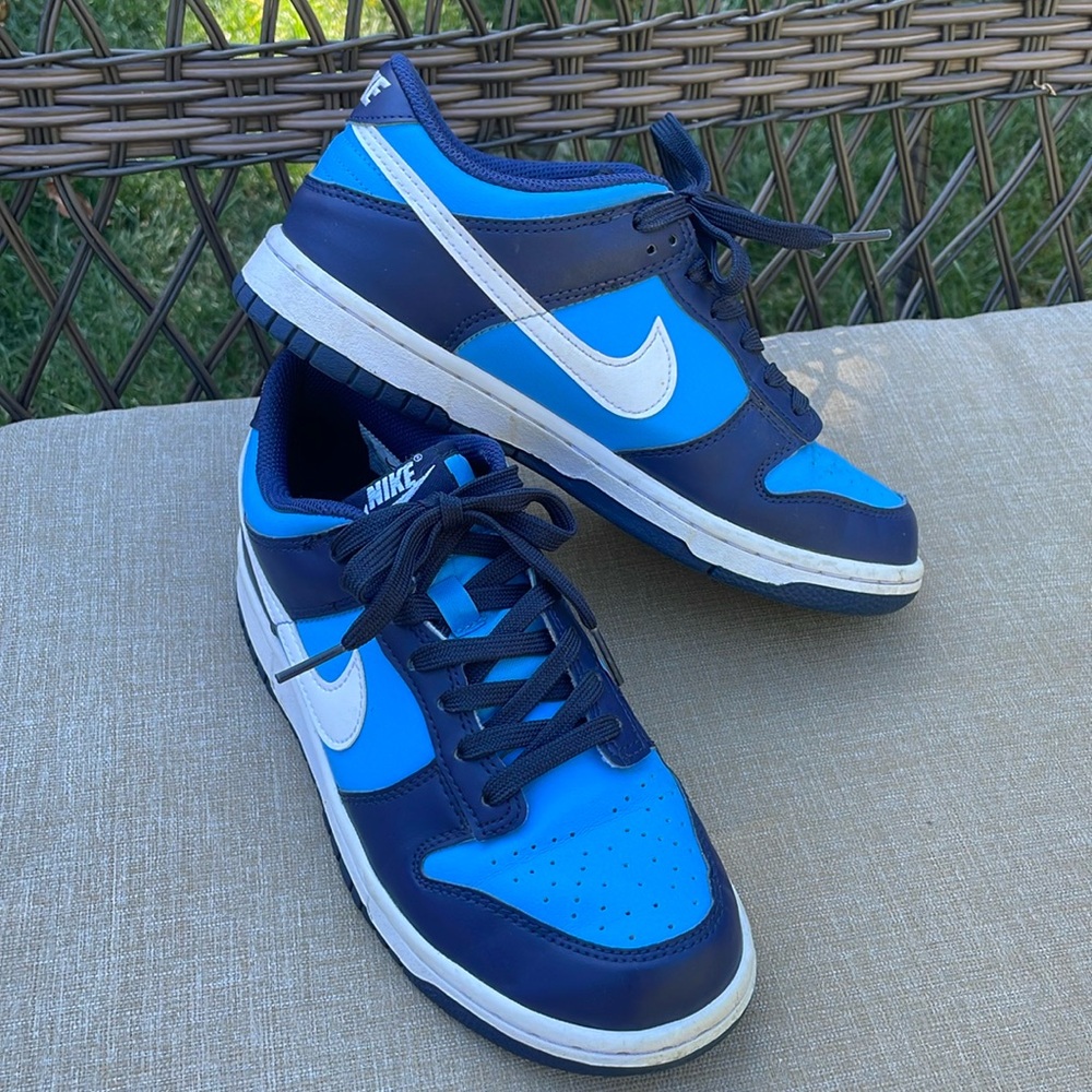 Nike Dunk Low Youth 5.5, EU 38 Blue/ Navy